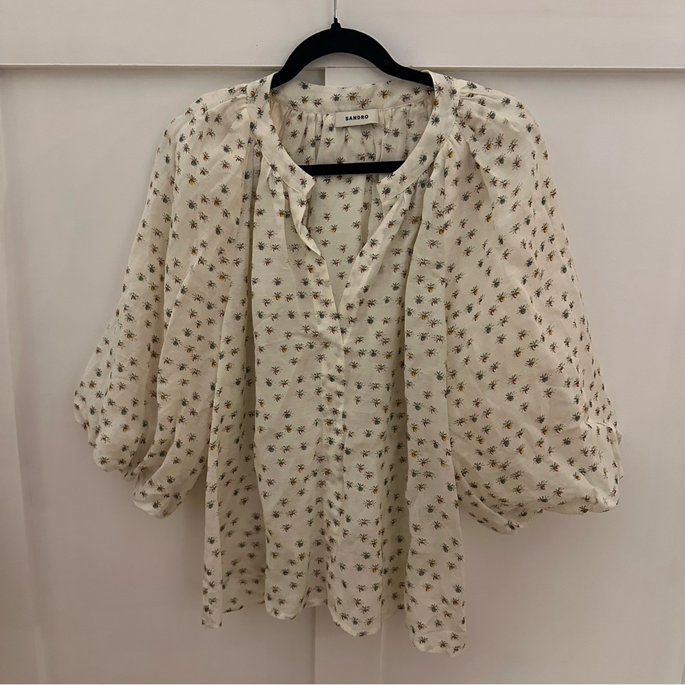 SANDRO woven blouse - Picture 4 of 6